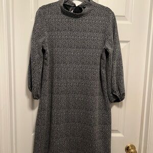 Elegant Black and White Women's Dress